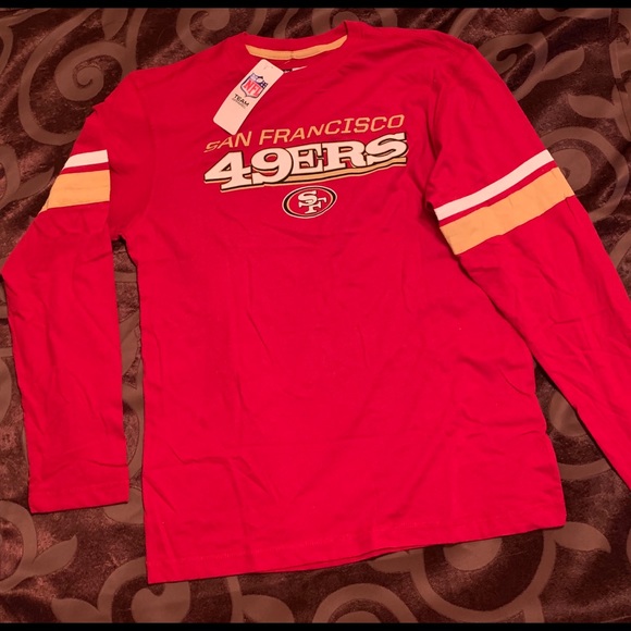 49ers long sleeve jersey